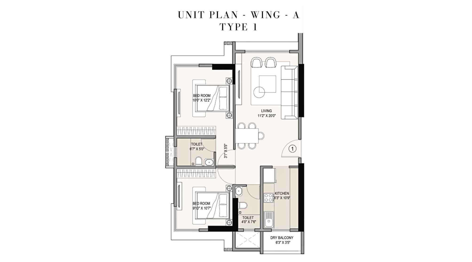 Leo-Eminence-Floor-Plan-Wing-A-Type-1
